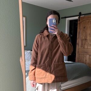 Boston Traders Tan Sherpa-Lined Jacket